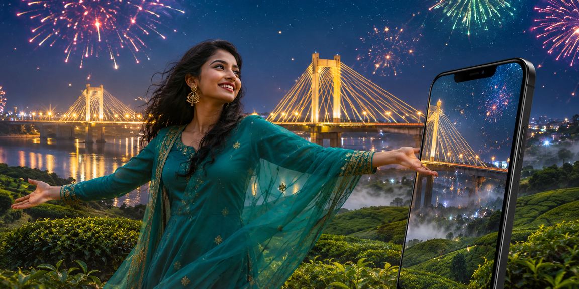 বরিশালের চা বাগানে মোবাইলে ক্যাসিনো গেম খেলছেন একজন খেলোয়াড়